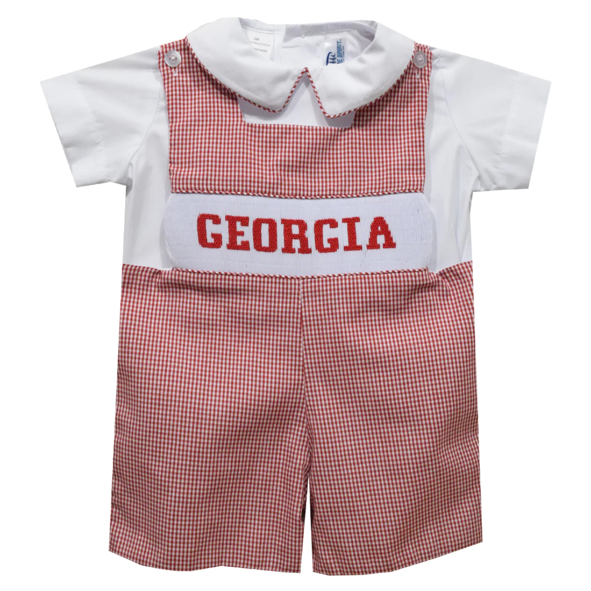 Georgia Smocked Red Gingham JonJon