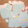 Petit Ami Duck Embroidered Short Set