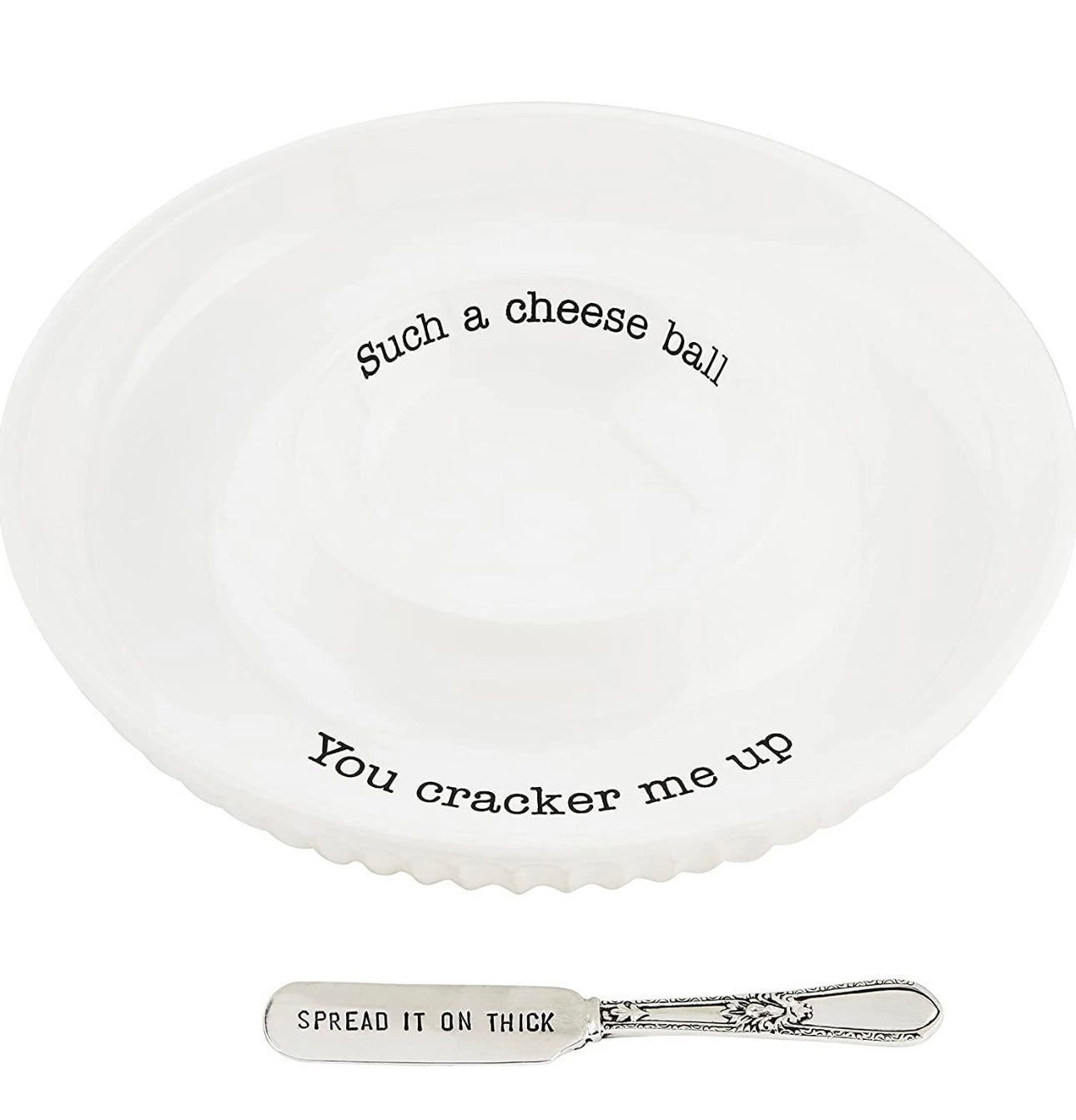 Mud Pie Cheese Ball Serving Dish Set