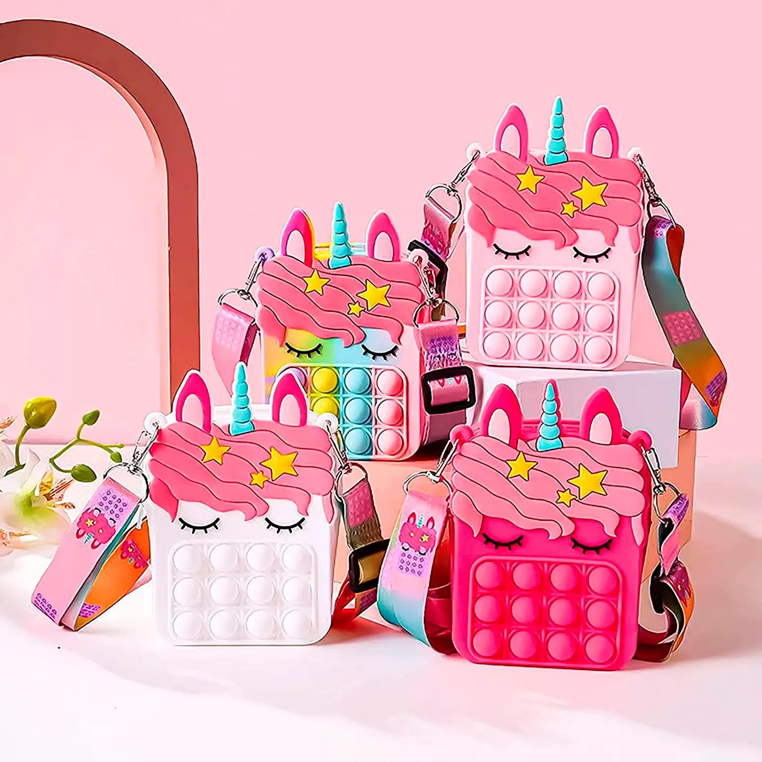 Unicorn Pop it Fidget Bag