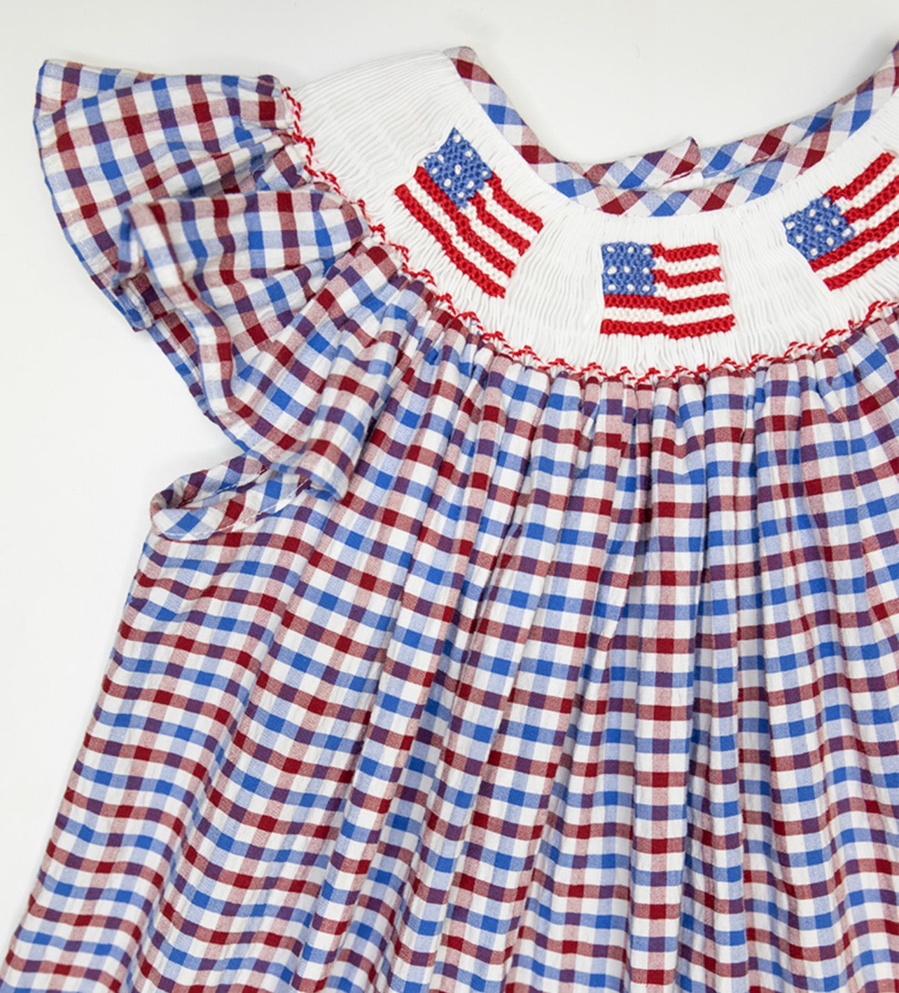 Charming Little One Red Blue & White Melanie Dress