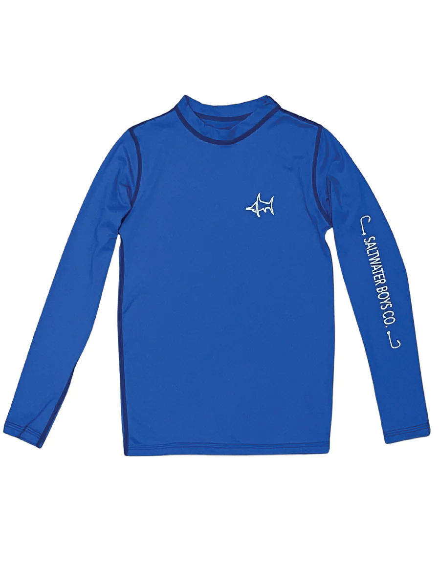 Tybee Rashguard Offshore Blue