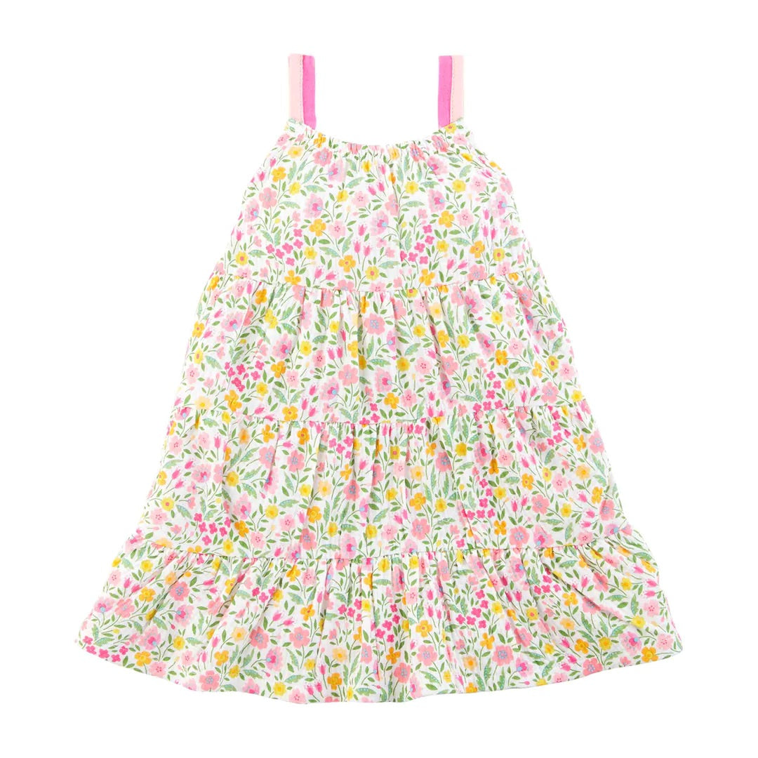 Mudpie summer floral tiered dress – Beaus & Babes Boutique