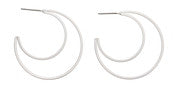 Load image into Gallery viewer, Jane Marie 2 Layer Hoop Earrings
