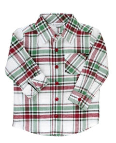 RuggedButts Garland Plaid Button Down Shirt