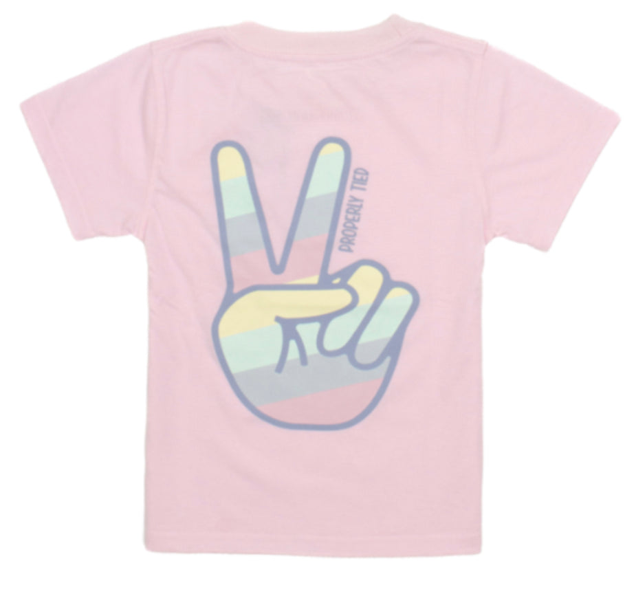 Properly Tied Peace Sign Tee