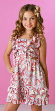 Load image into Gallery viewer, Tru Luv Multi Mauve Dress With Ruffles
