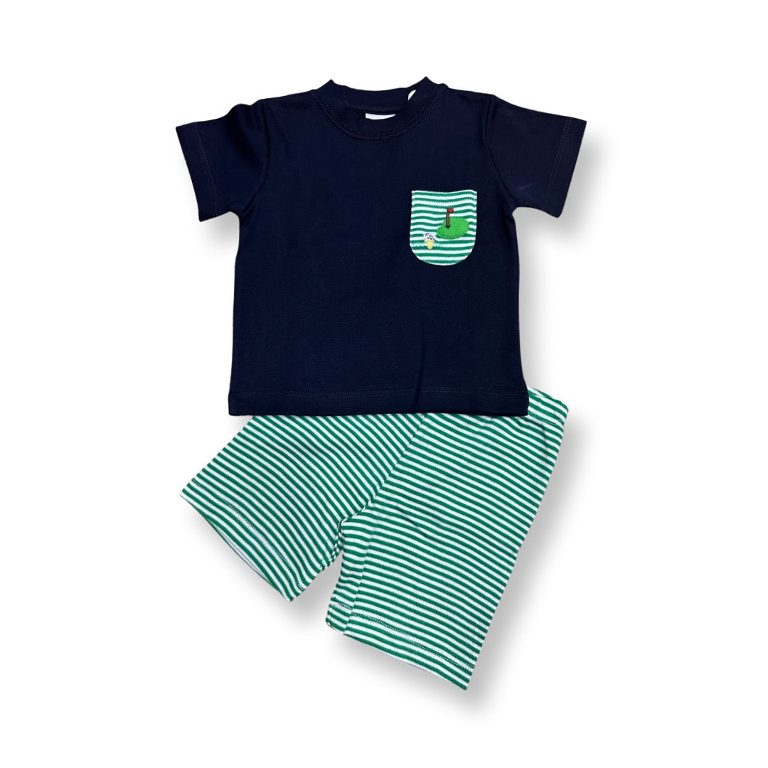 Squiggles Golf Tee Shirt & Short Set