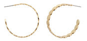 Jane Marie Gold Circle Hoop Earrings