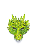 Load image into Gallery viewer, Great Pretenders Dragon Mask Green
