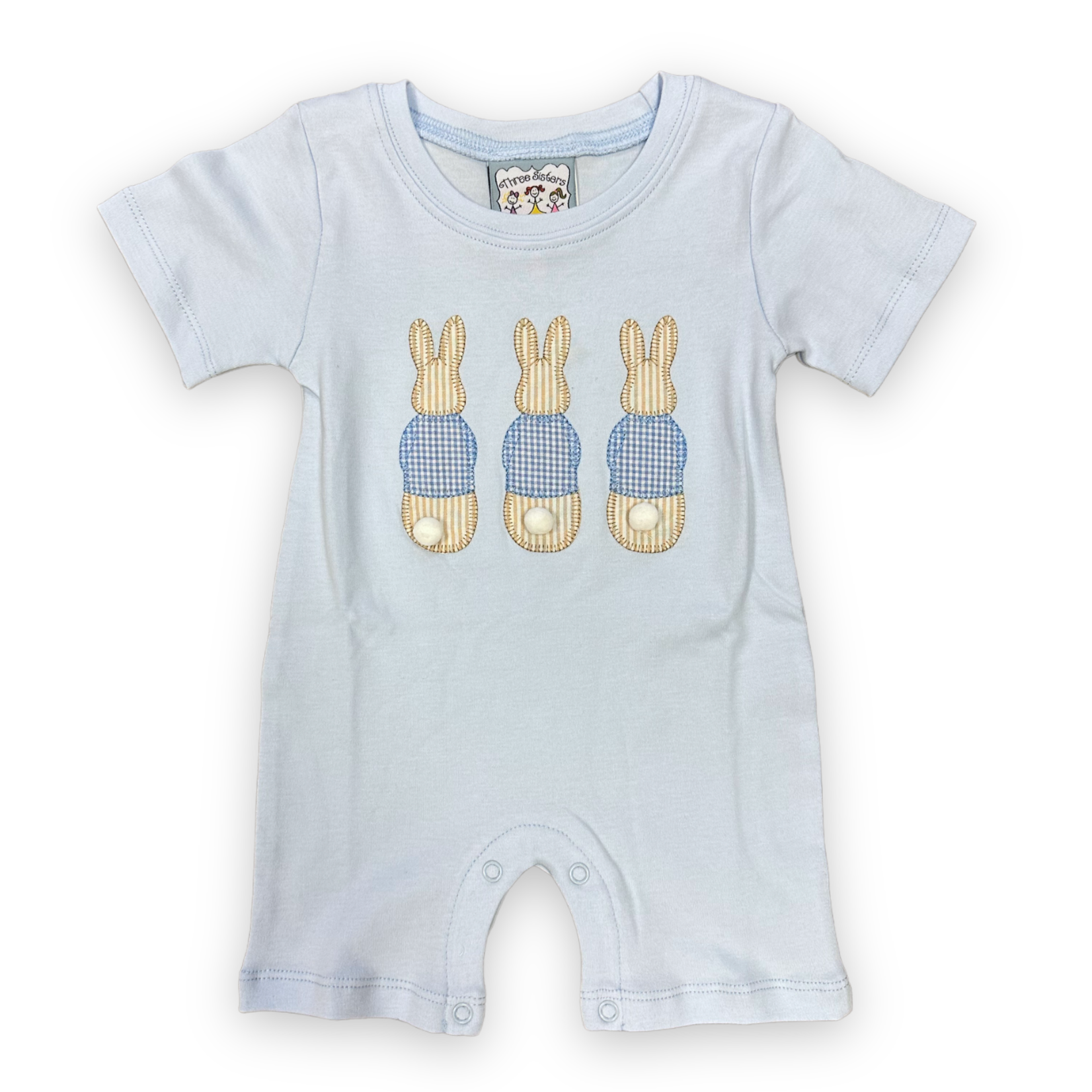 Three Sisters Bunny Hop Boys Romper