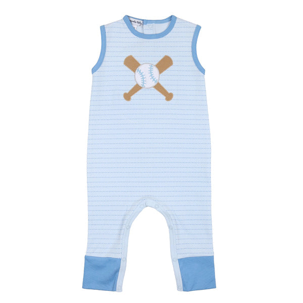 Magnolia Baby Grand Slam Appliqué Playsuit Blue