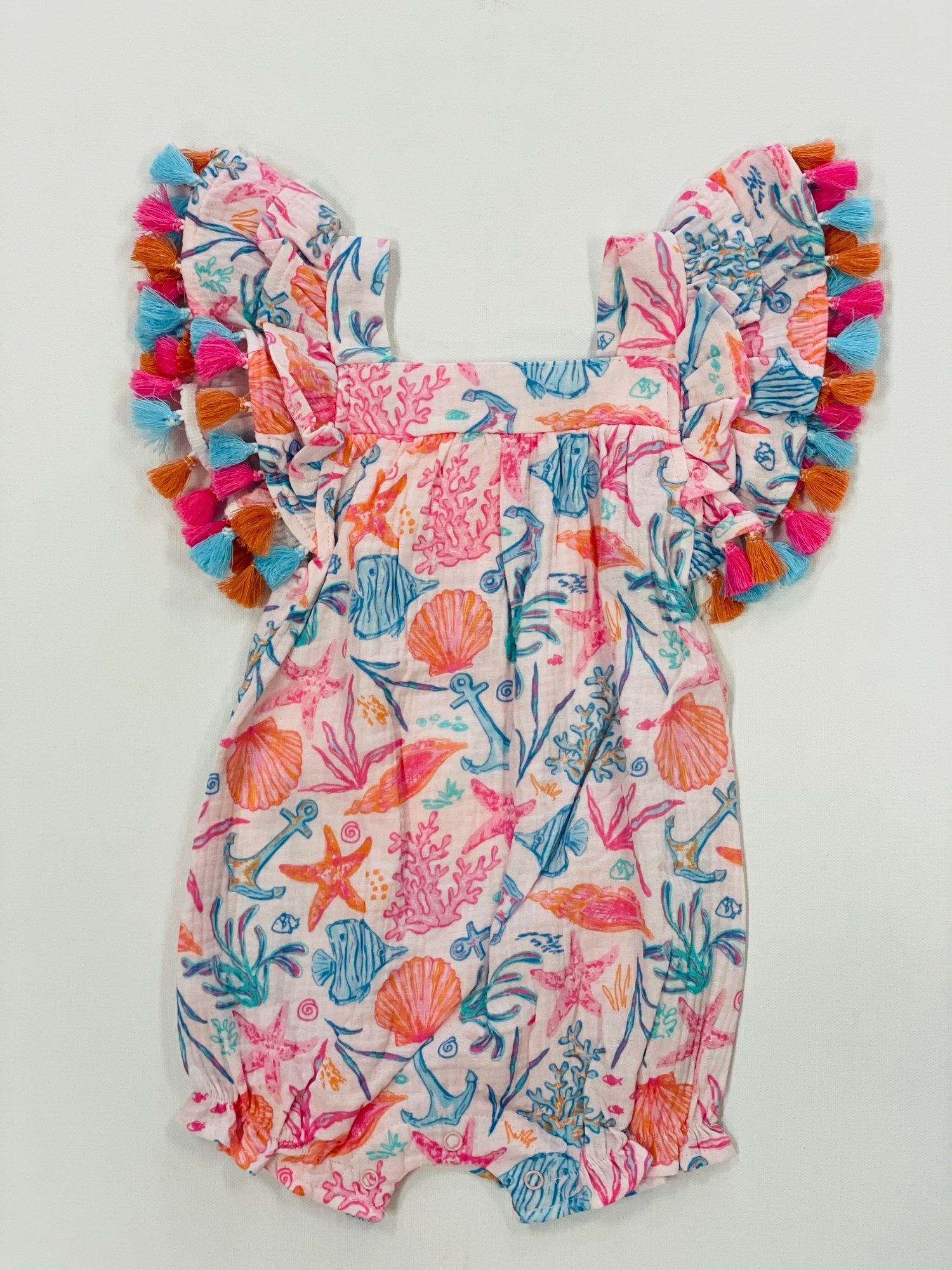 Mudpie Sea Tassel Romper