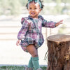 RuffleButts Remy Plaid Waterfall Bubble