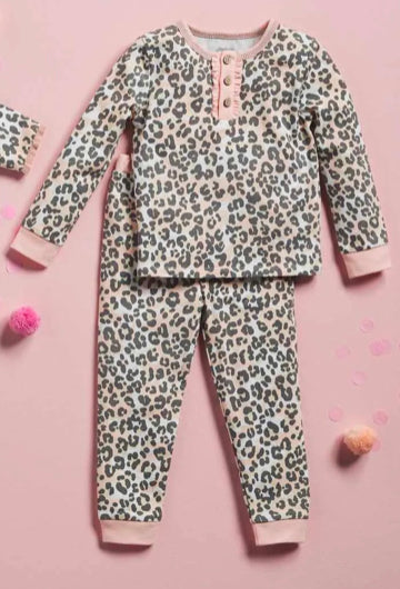 Mud Pie - Leopard Pajamas - 2 piece