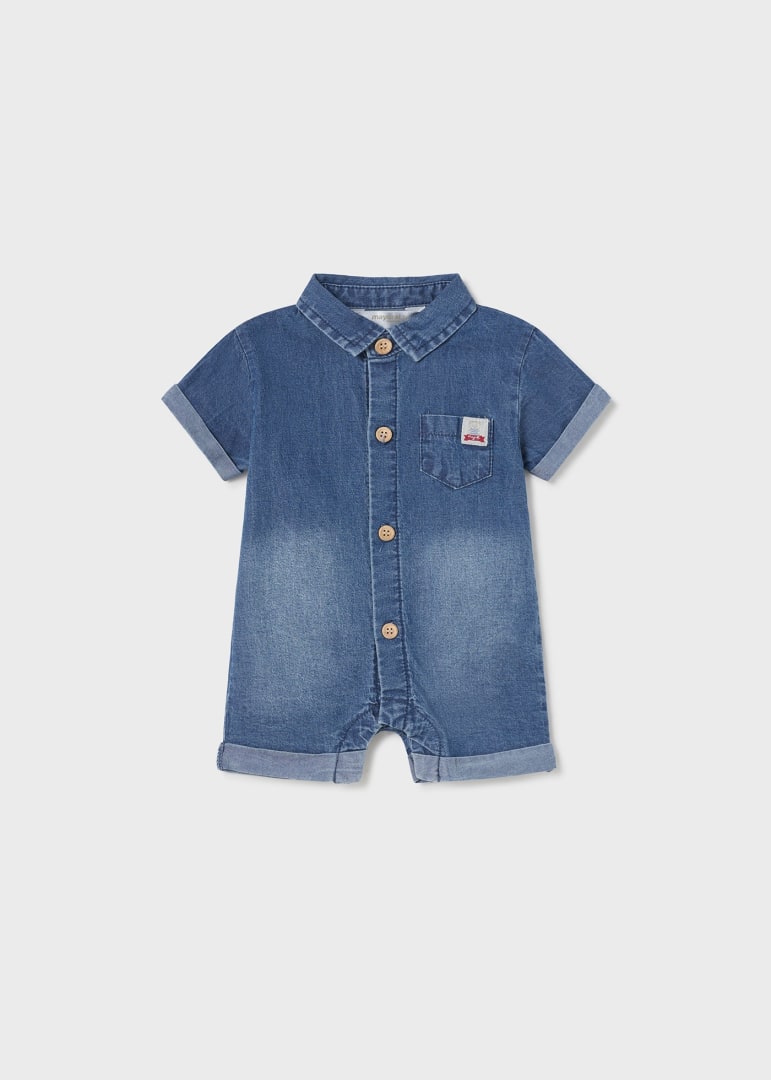 Mayoral Boys Tejano Denim Romper