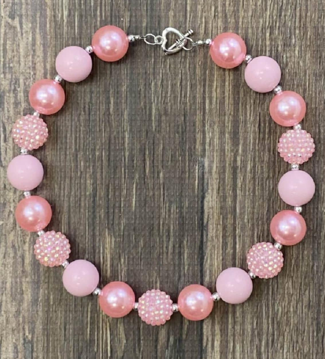 Valentines Necklace - Pink