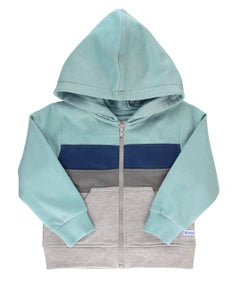 RuggedButts Antique Blue Color Block Hoodie