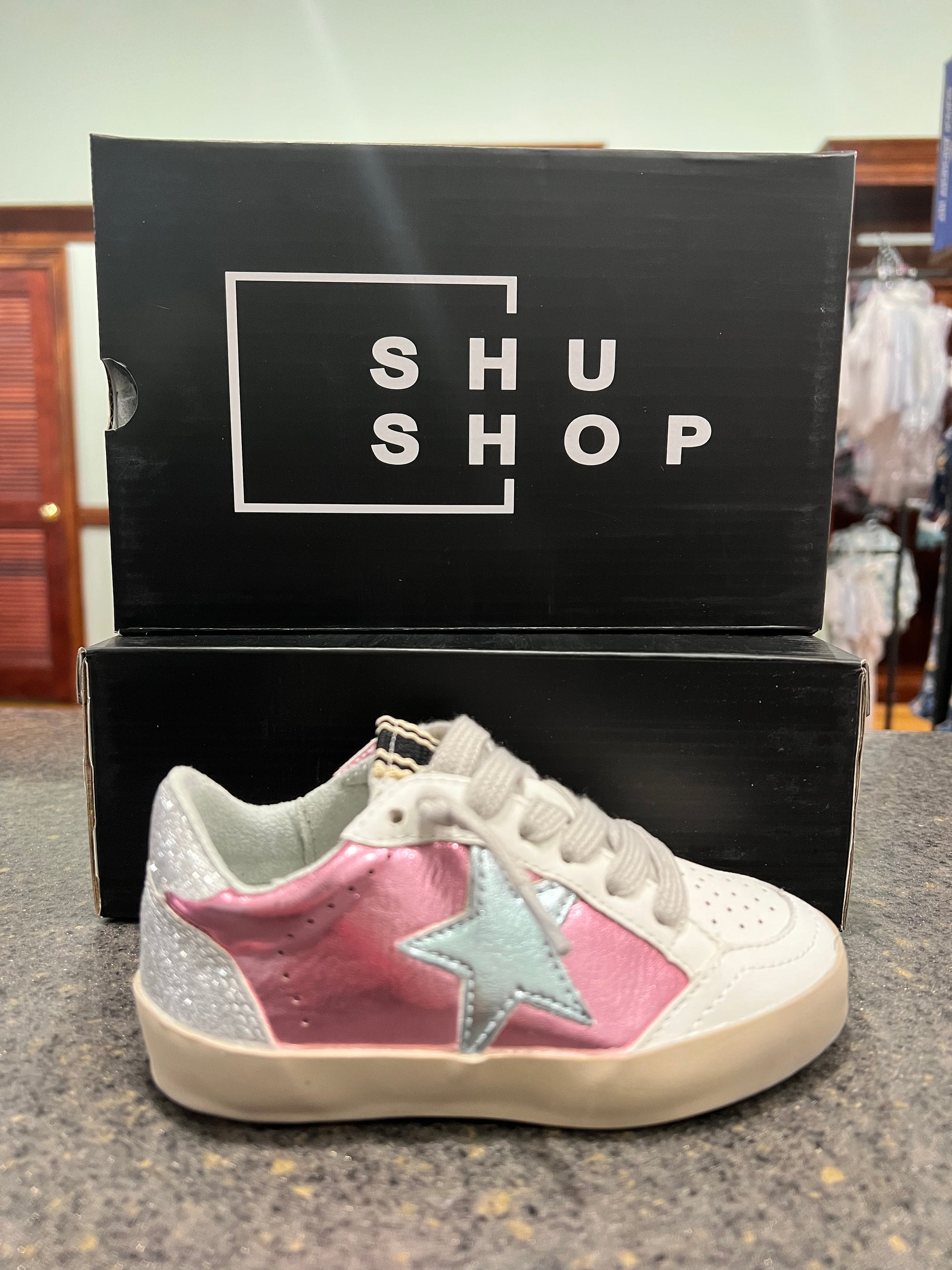 SHU SHOP Toddler Metallic Pink