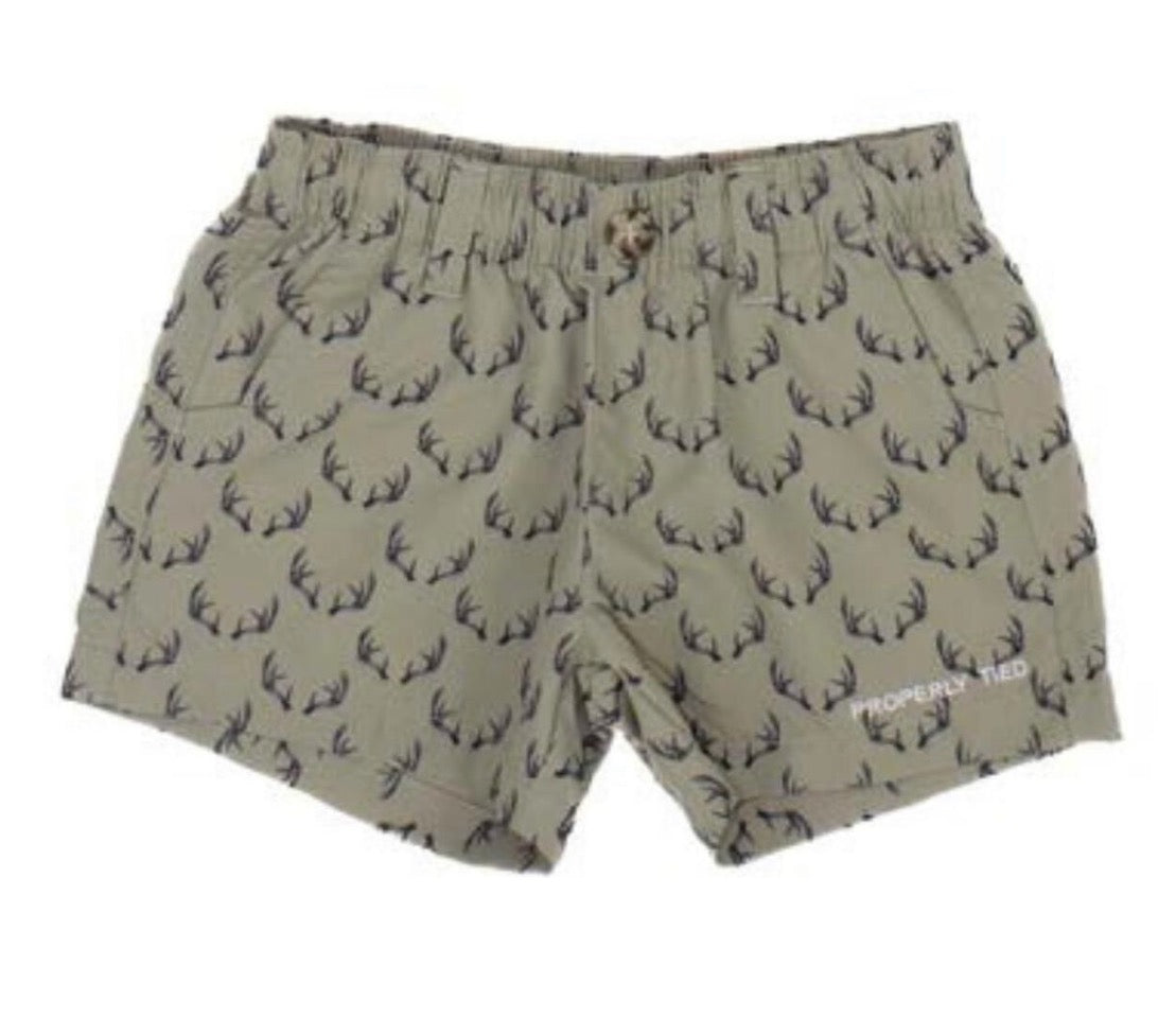 Properly Tied Mallard Antler Shorts