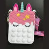 Unicorn Pop it Fidget Bag