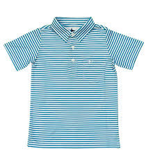 Saltwater Boys Inshore Performance Stripe Polo