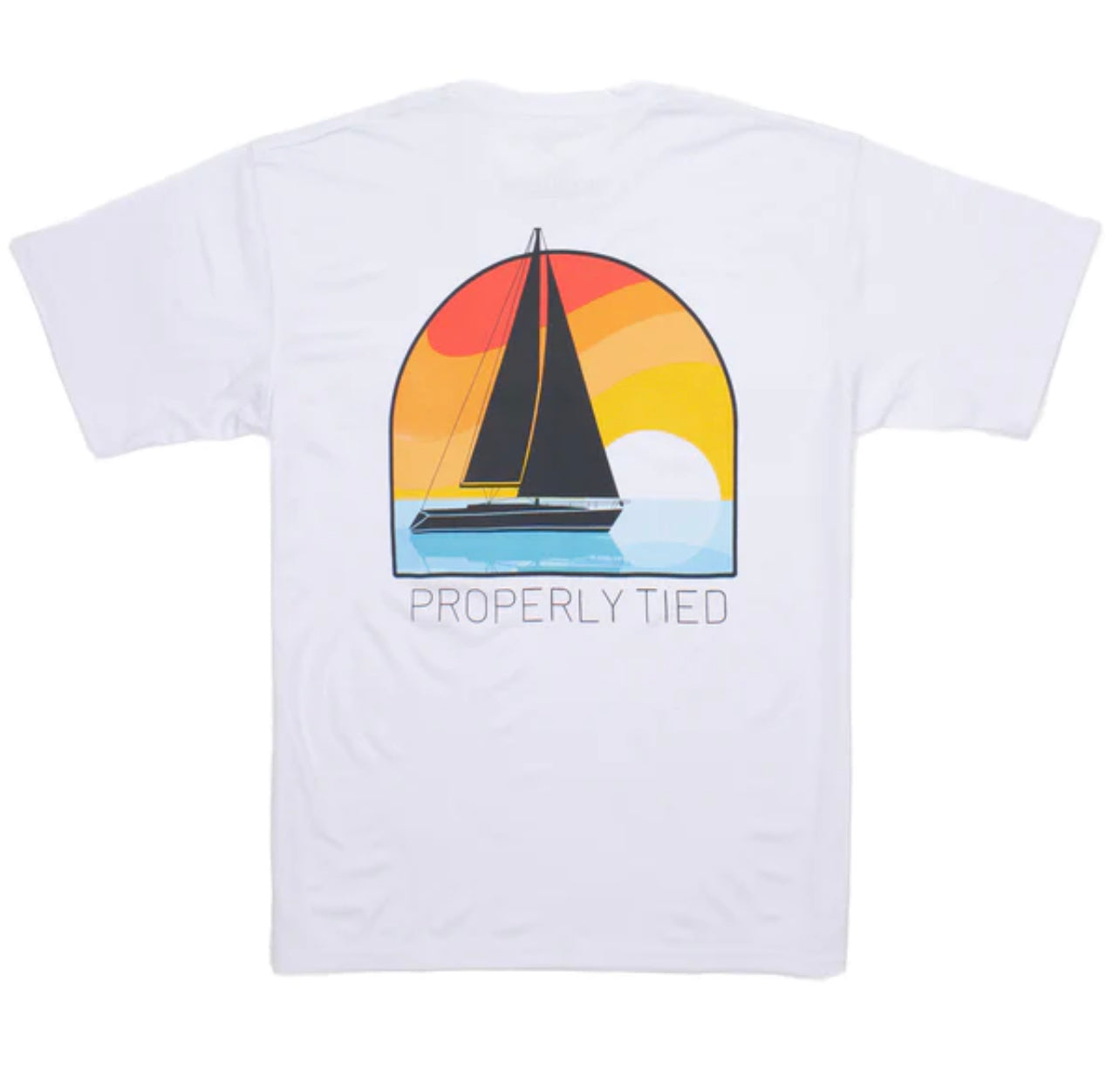 Properly Tied Performance Sailboat Tee