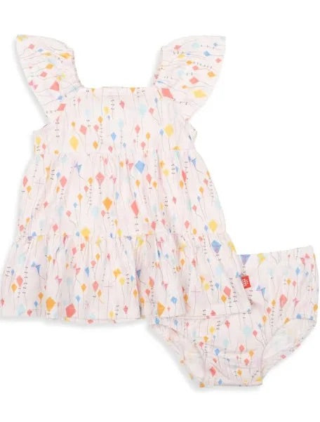 Magnetic Me Kite Sky’s The Limit Ruffle Infant Dress