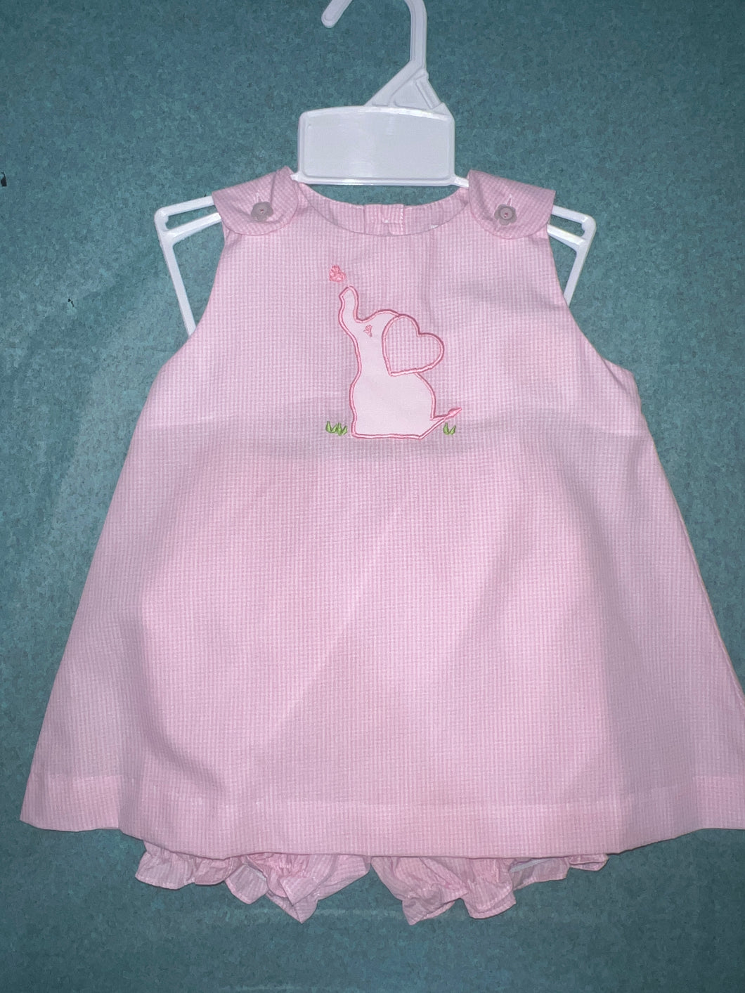 Petit Ami - Elephant Dress Pink