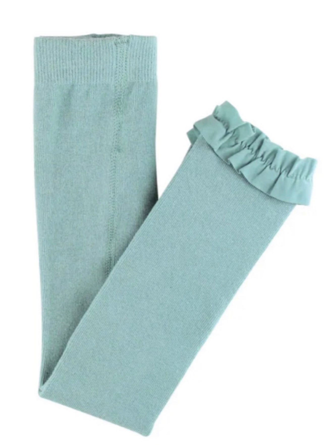 Jefferies Socks Navy Blue Leggings Pima Cotton Ruffle Footless