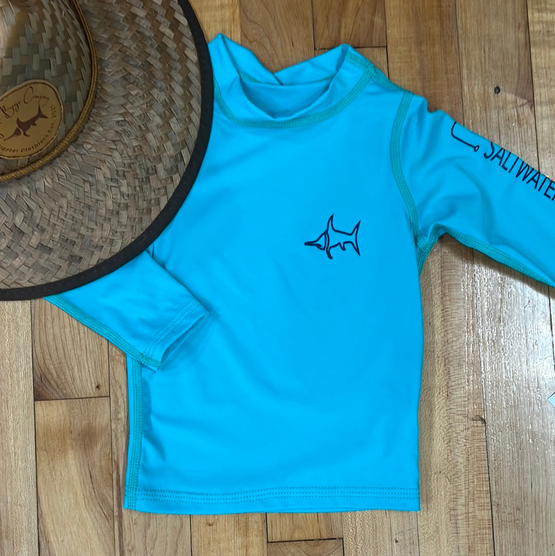 Saltwater Boys Company - Tybee Rashguard - Teal